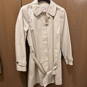 NWT! Loft Feminine Trench Coat - Size PL